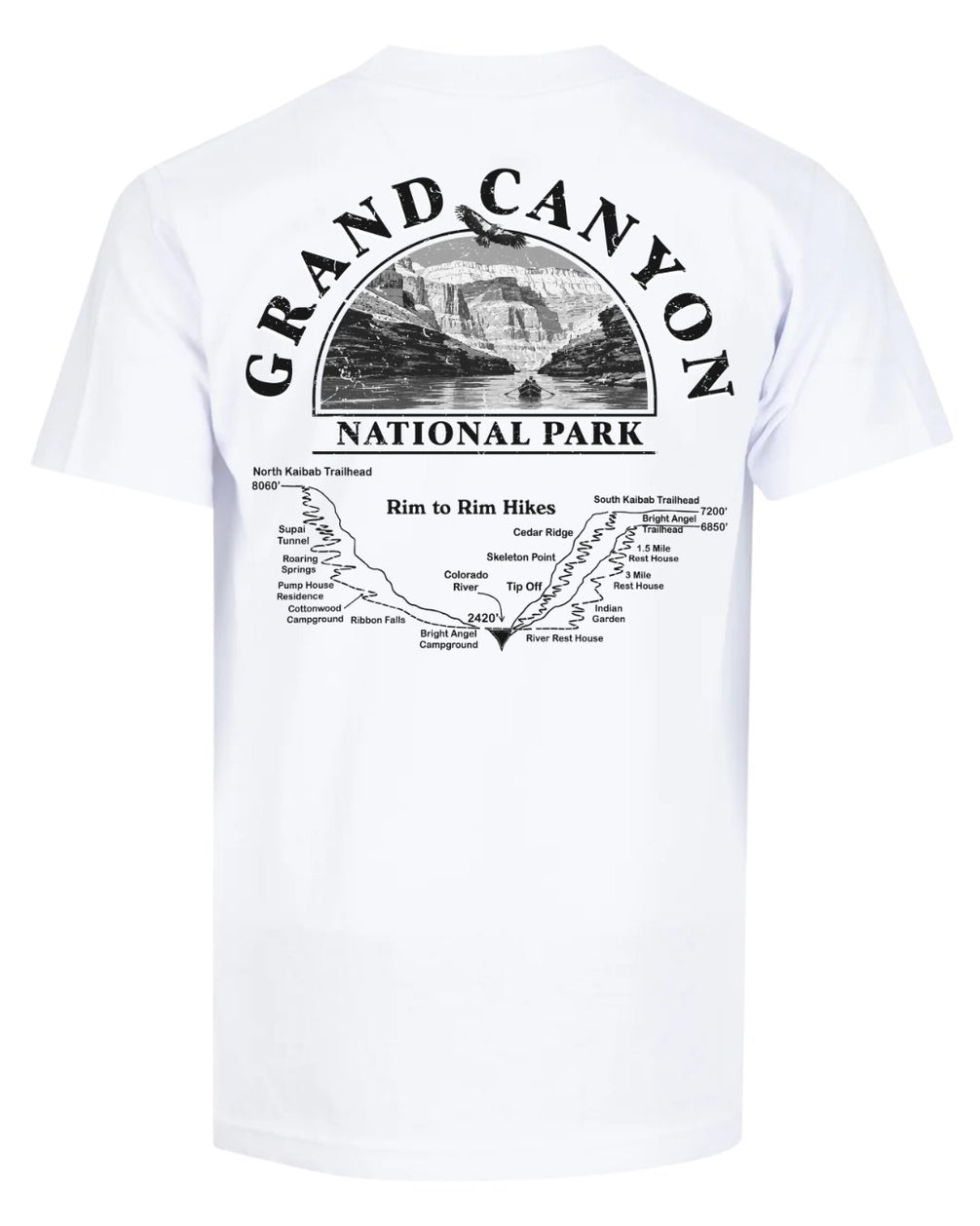 Rim-to-Rim Hikes Grand Canyon T-shirt