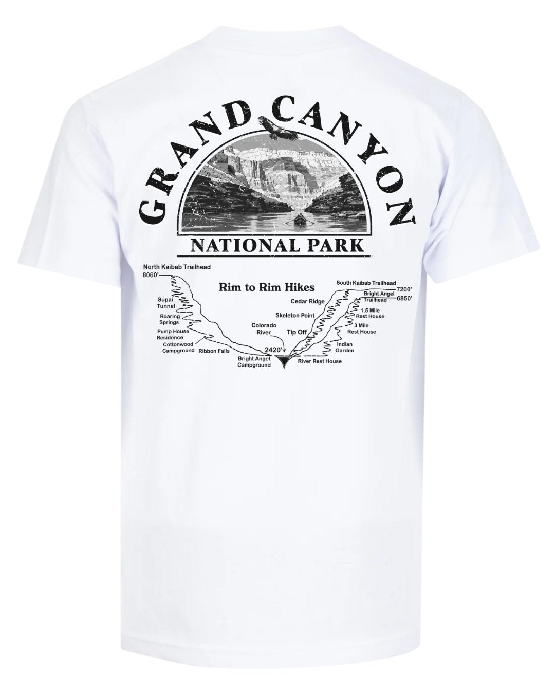 Rim-to-Rim Hikes Grand Canyon T-shirt
