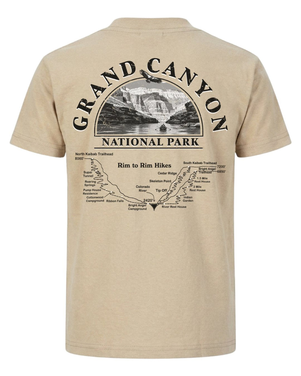Rim-to-Rim Hikes Grand Canyon T-shirt