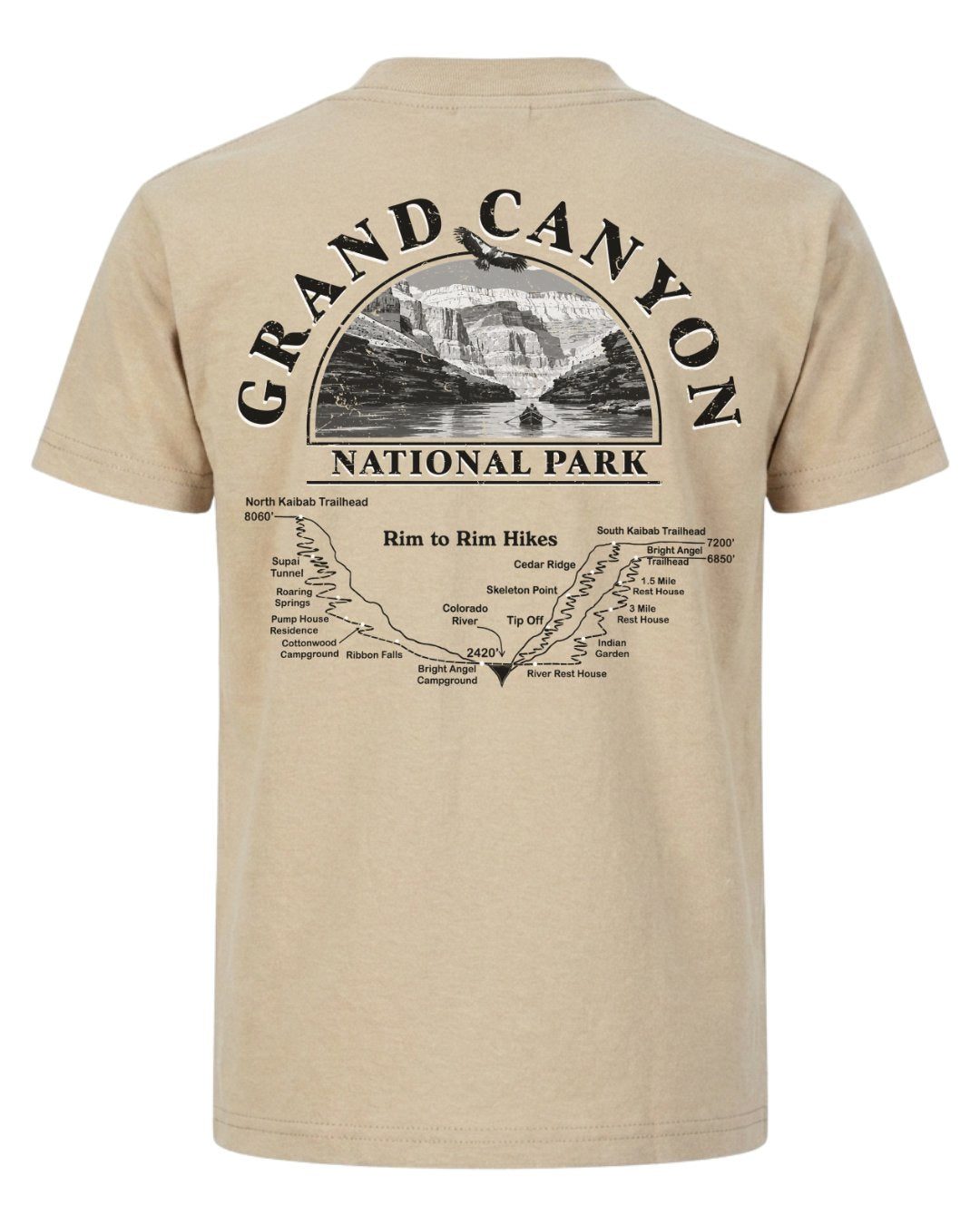 Rim-to-Rim Hikes Grand Canyon T-shirt