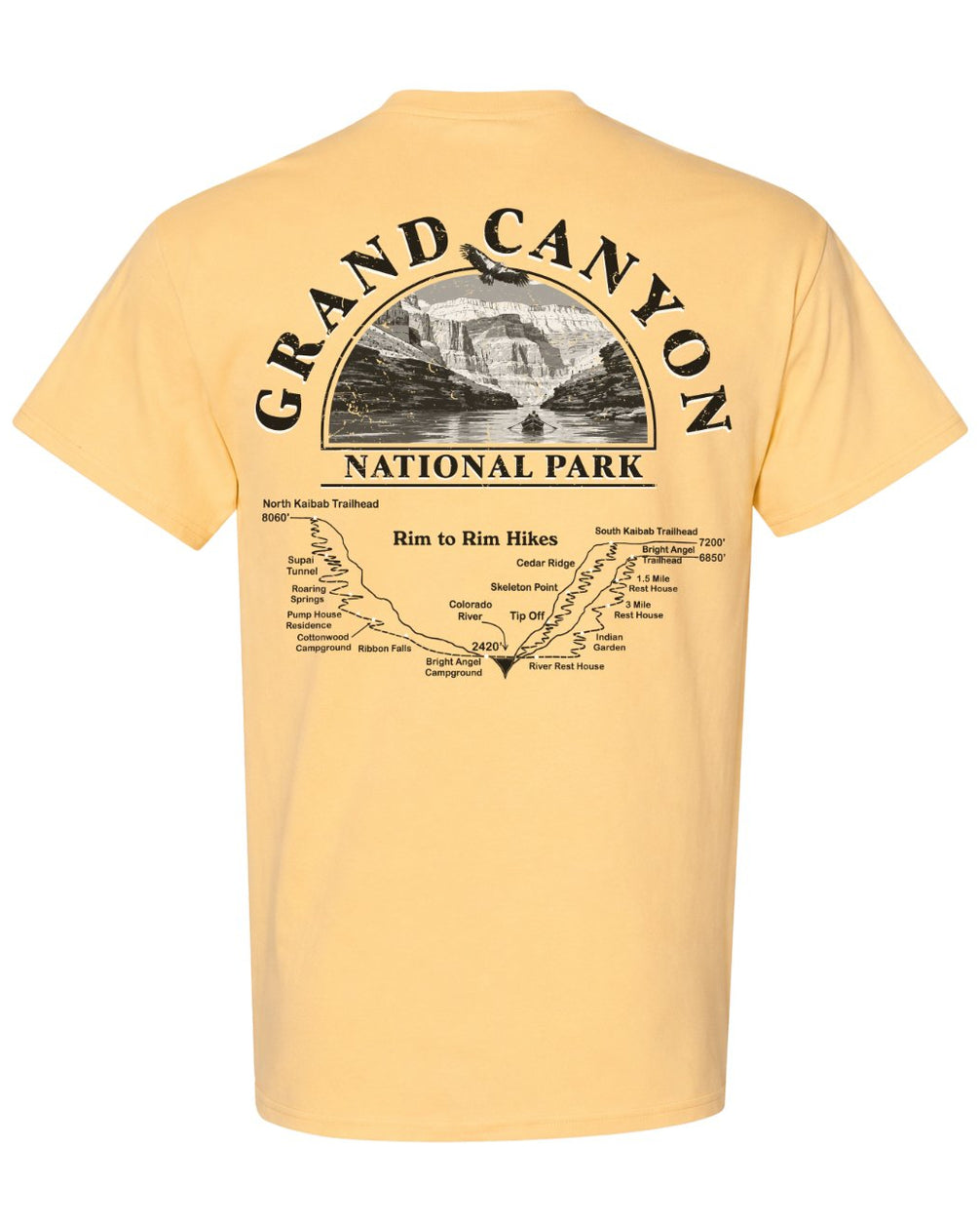 Rim-to-Rim Hikes Grand Canyon T-shirt
