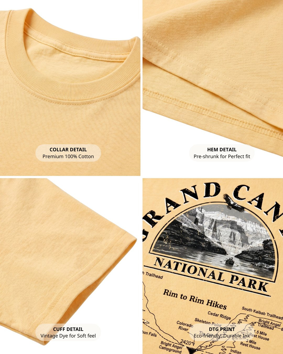 Rim-to-Rim Hikes Grand Canyon T-shirt
