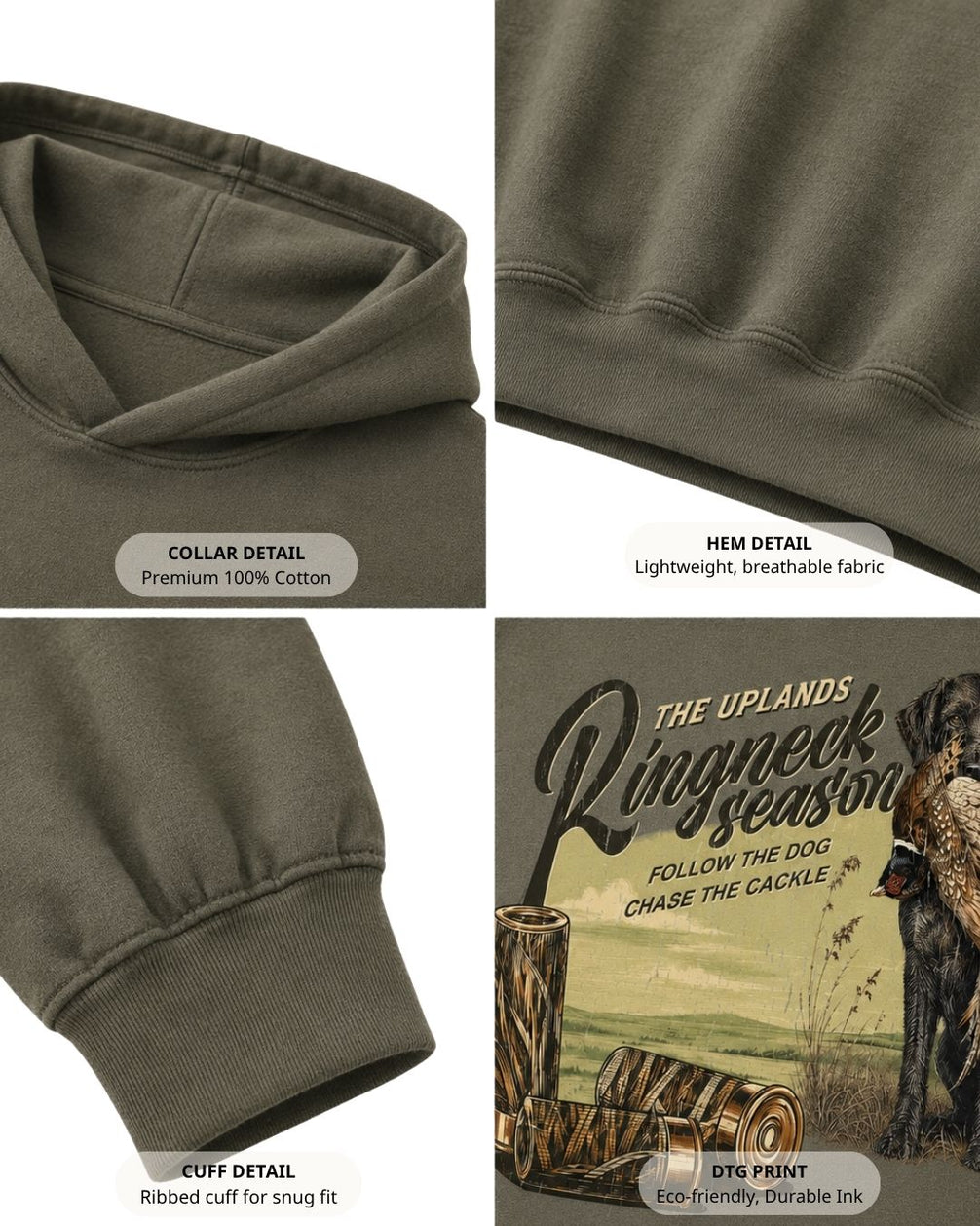 Ringneck Pheasant Season Hoodie – product image