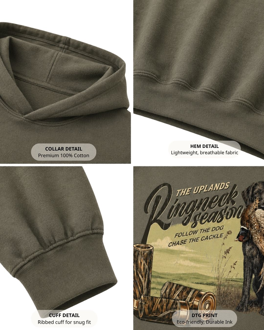 Ringneck Pheasant Season Hoodie – product image
