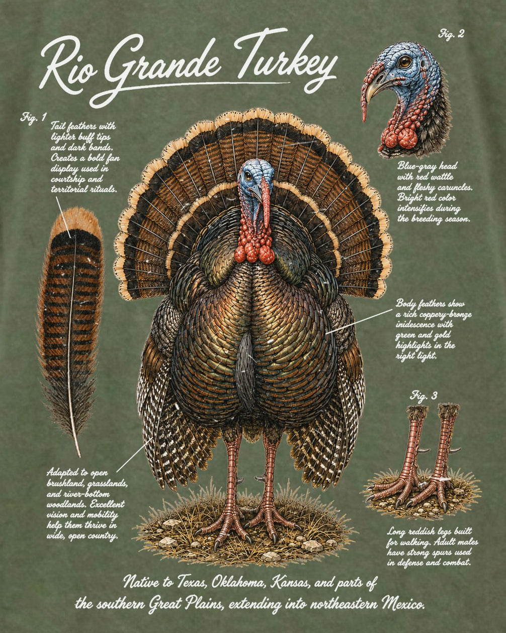 Rio Grande Turkey Hunting T-shirt