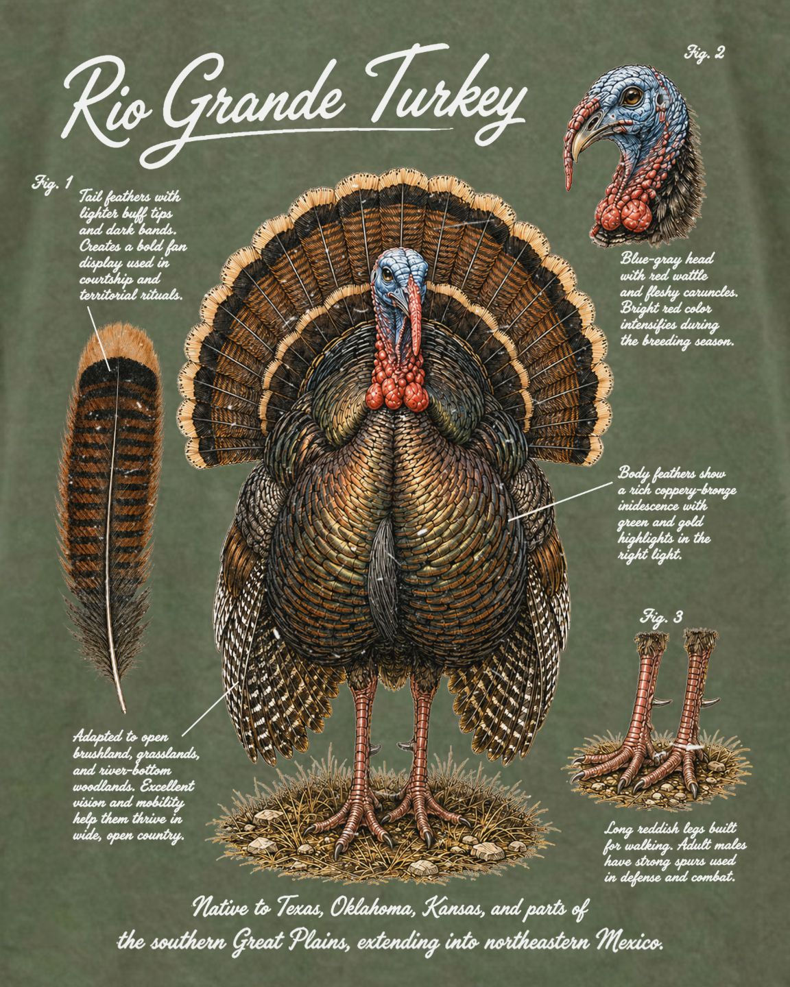Rio Grande Turkey Hunting T-shirt
