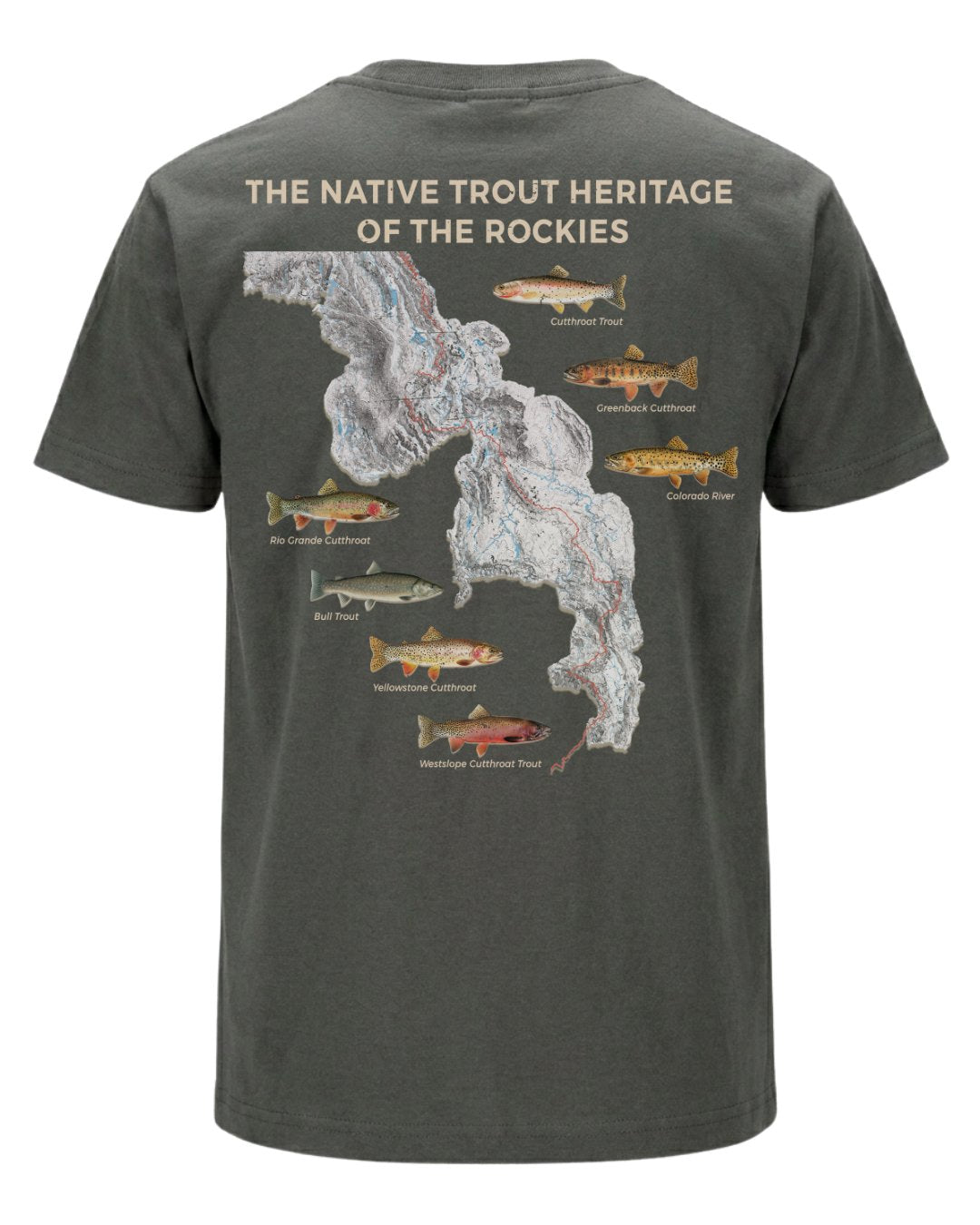 Rocky Mountain Native Trout Heritage T-shirt