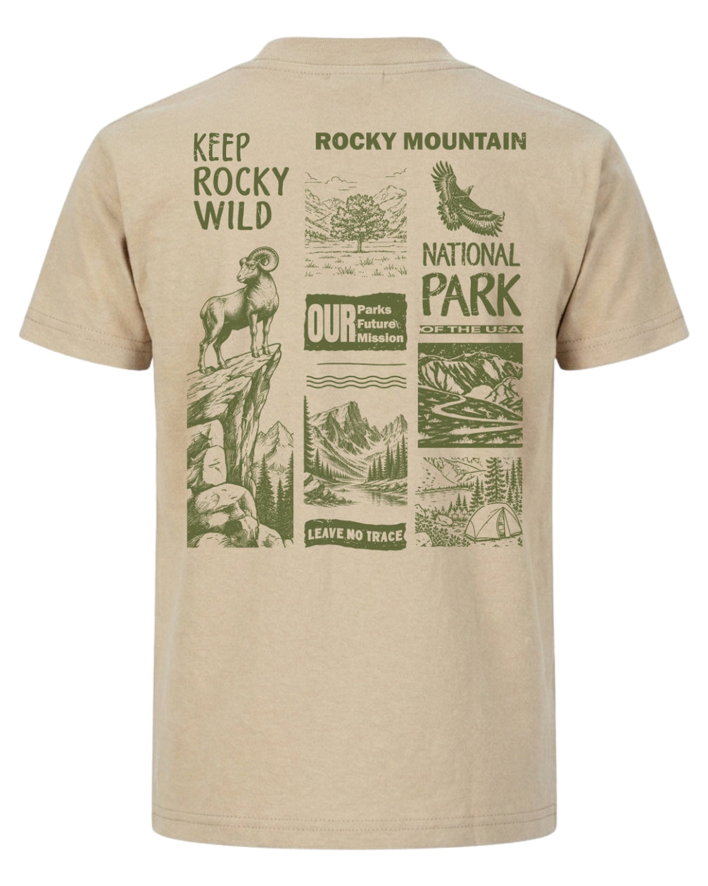 Rocky Mountain Storyboard T-shirt