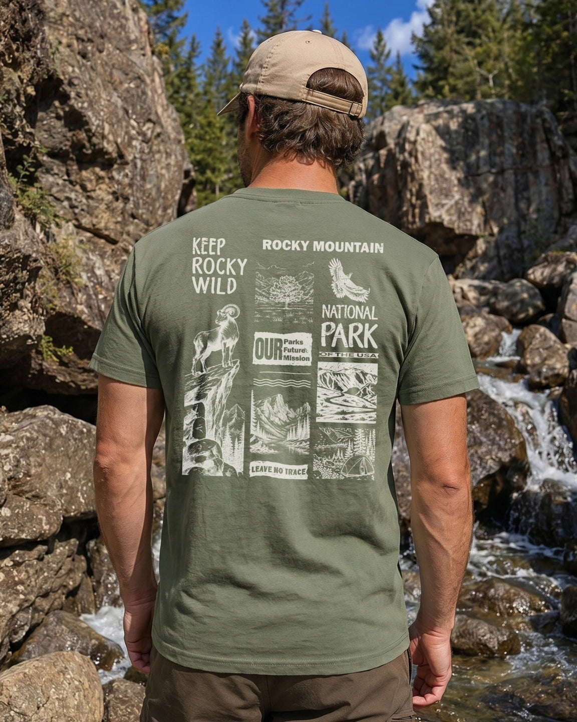 Rocky Mountain Storyboard T-shirt