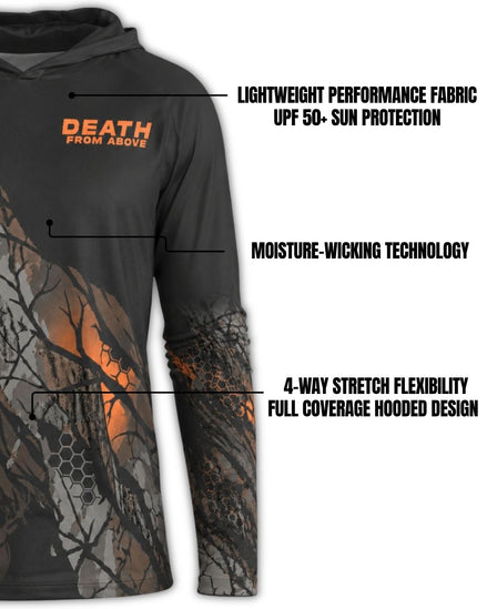 Death From Above Sun Protection Hoodie