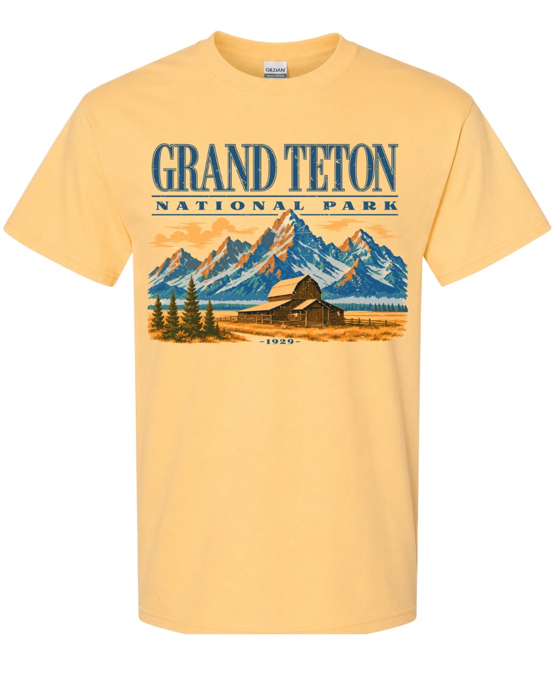 Rustic Moulton Barn Teton National Park T-shirt
