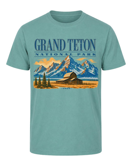 Rustic Moulton Barn Teton National Park T-shirt