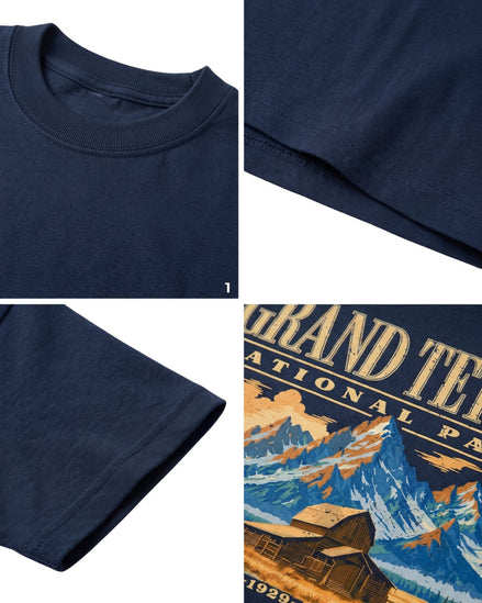 Rustic Moulton Barn Teton National Park T-shirt