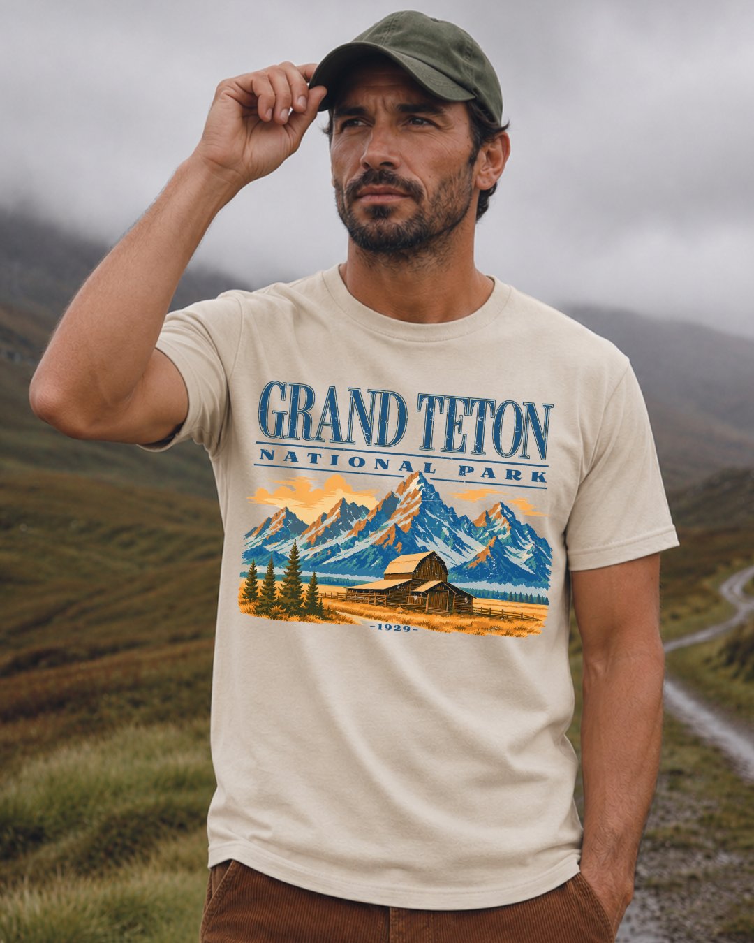 Rustic Moulton Barn Teton National Park T-shirt