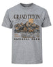 Rustic Teton Mountains & Barn T-shirt
