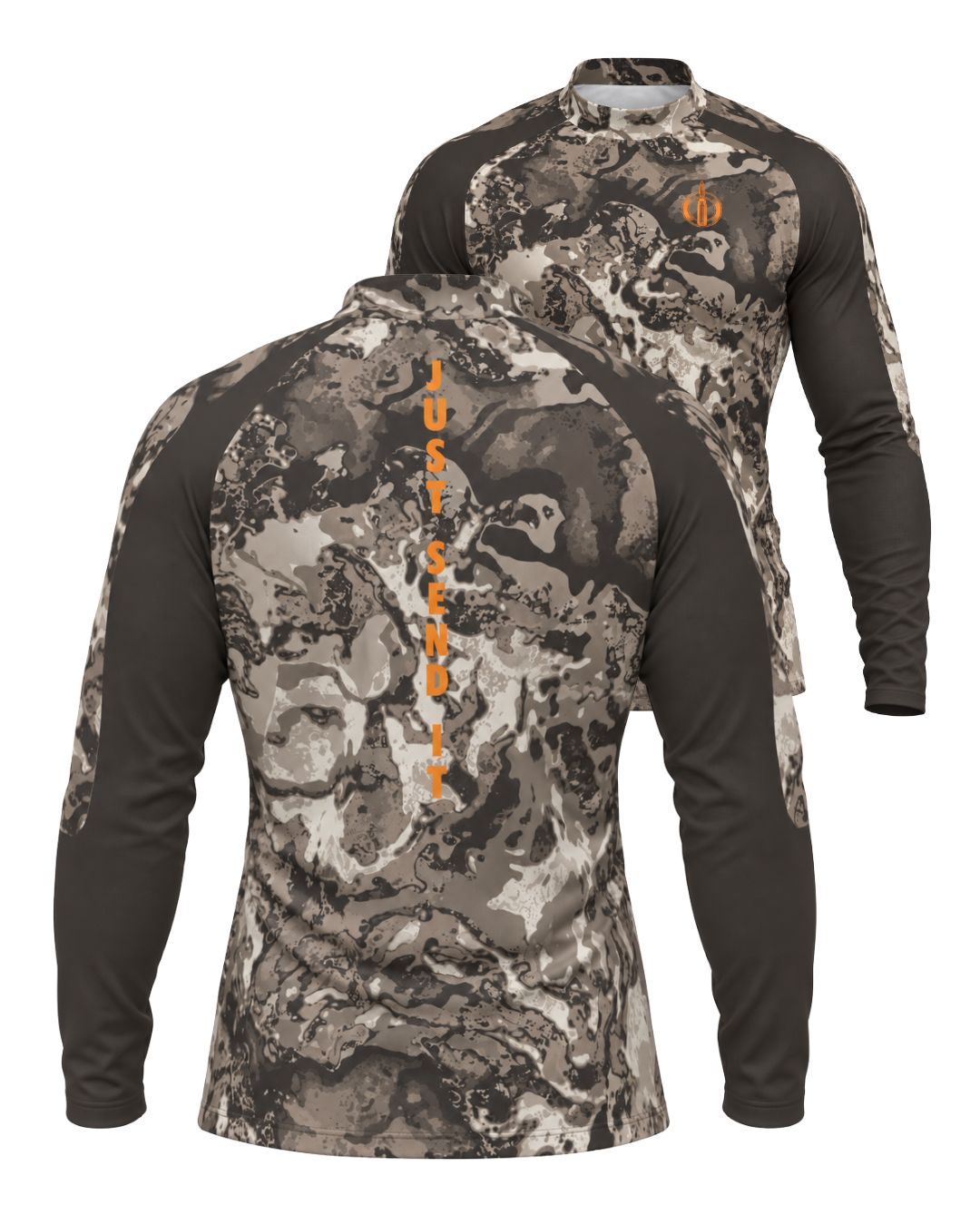 Long-Sleeve Turtleneck - Send It Camo Layering Series