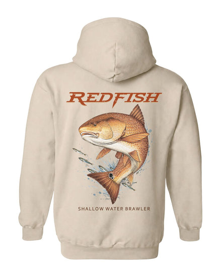 Shallow Water Brawler Redfish Hoodie