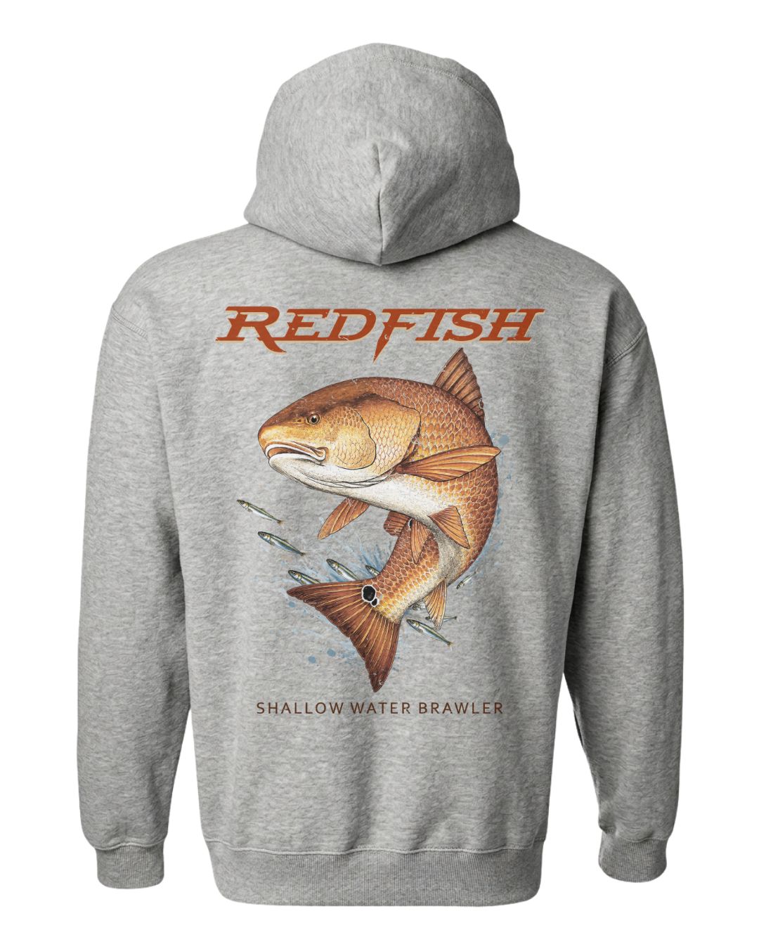 Shallow Water Brawler Redfish Hoodie