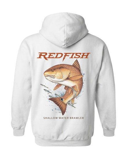 Shallow Water Brawler Redfish Hoodie