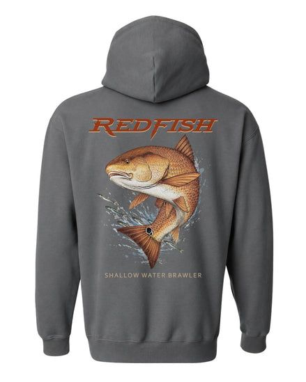 Shallow Water Brawler Redfish Hoodie