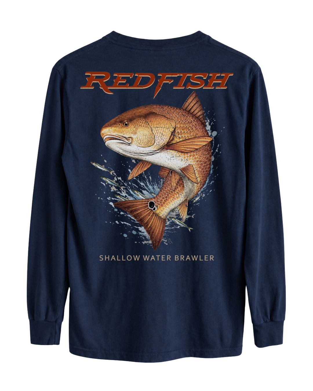 Shallow Water Brawler Redfish Long-sleeve