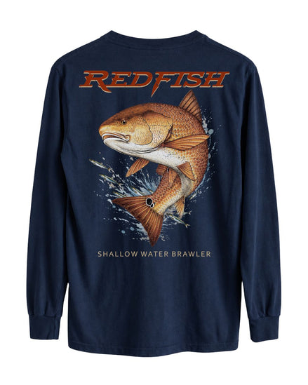 Shallow Water Brawler Redfish Long-sleeve