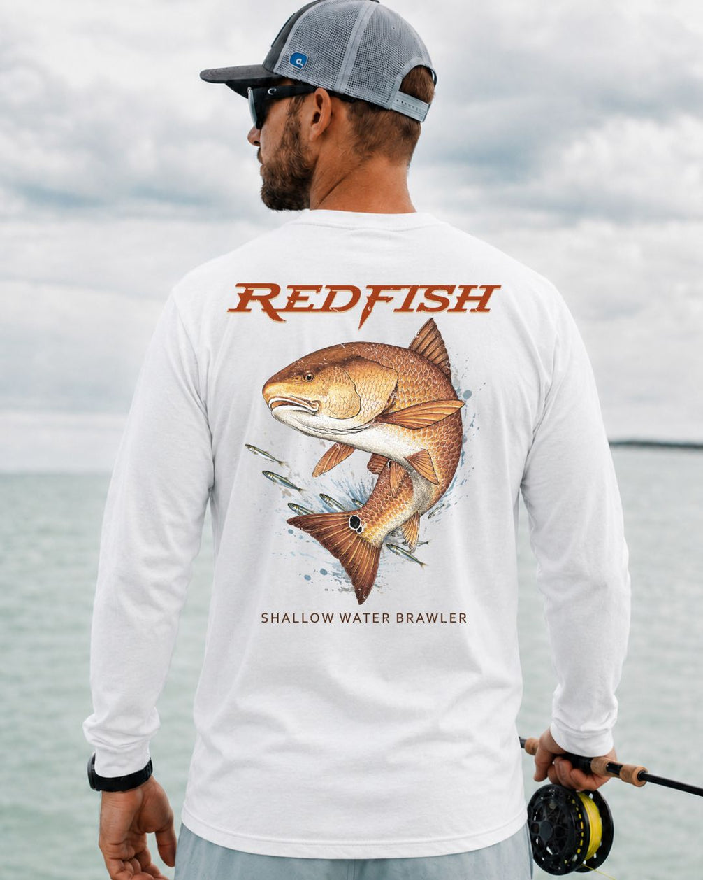 Shallow Water Brawler Redfish Long-sleeve