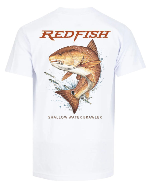 Shallow Water Brawler Redfish T-shirt