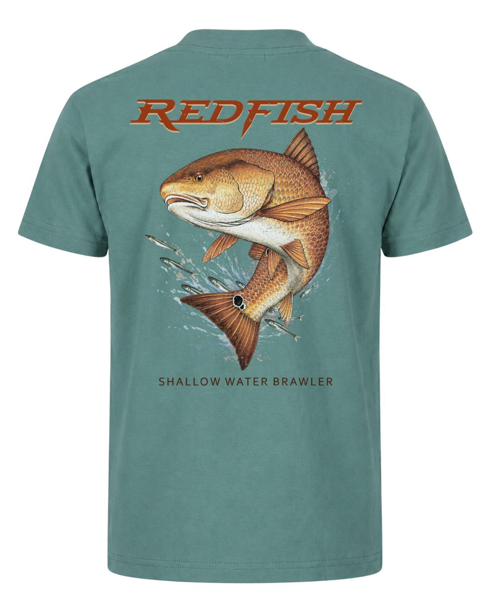 Shallow Water Brawler Redfish T-shirt