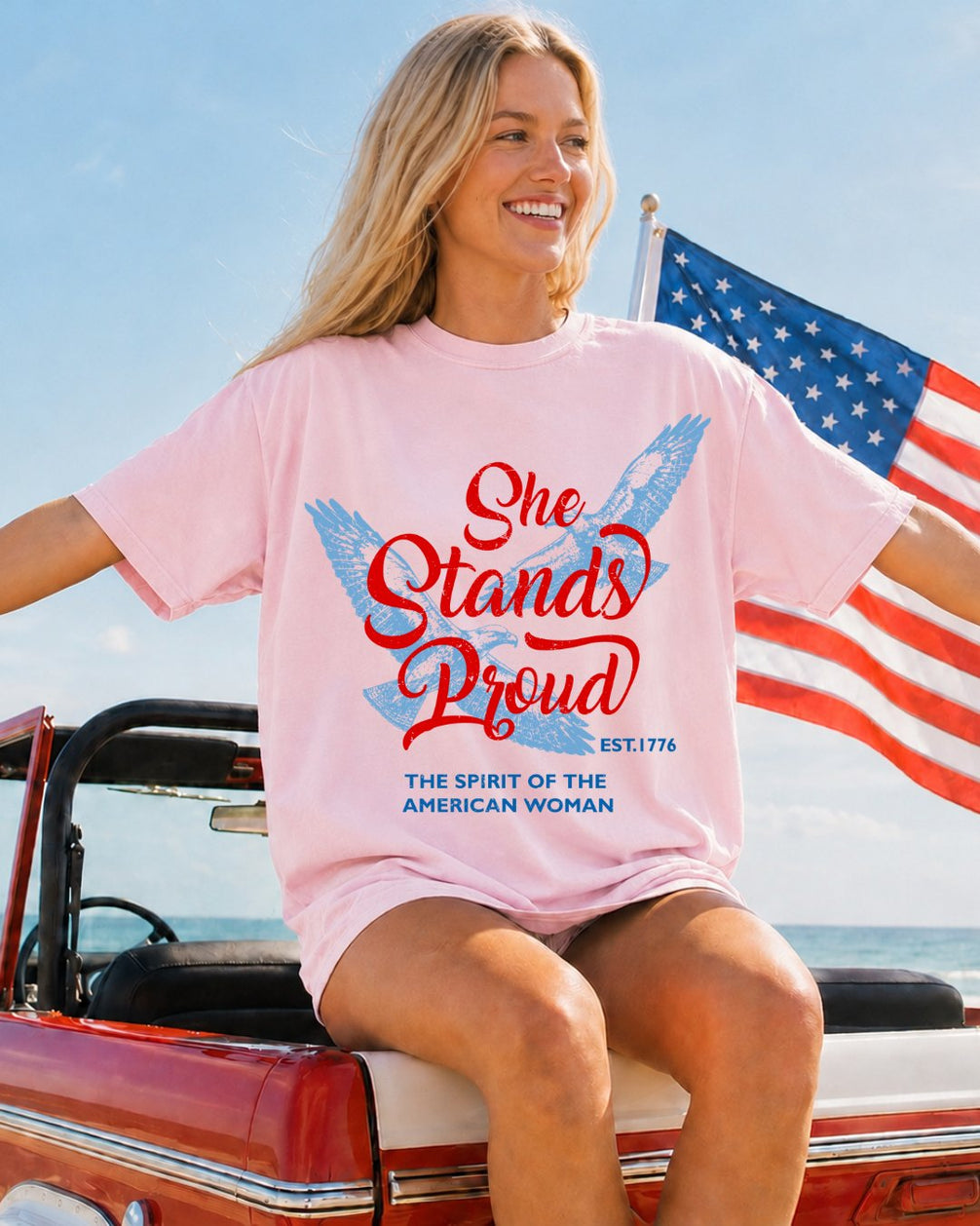 She Stands Proud T-shirt