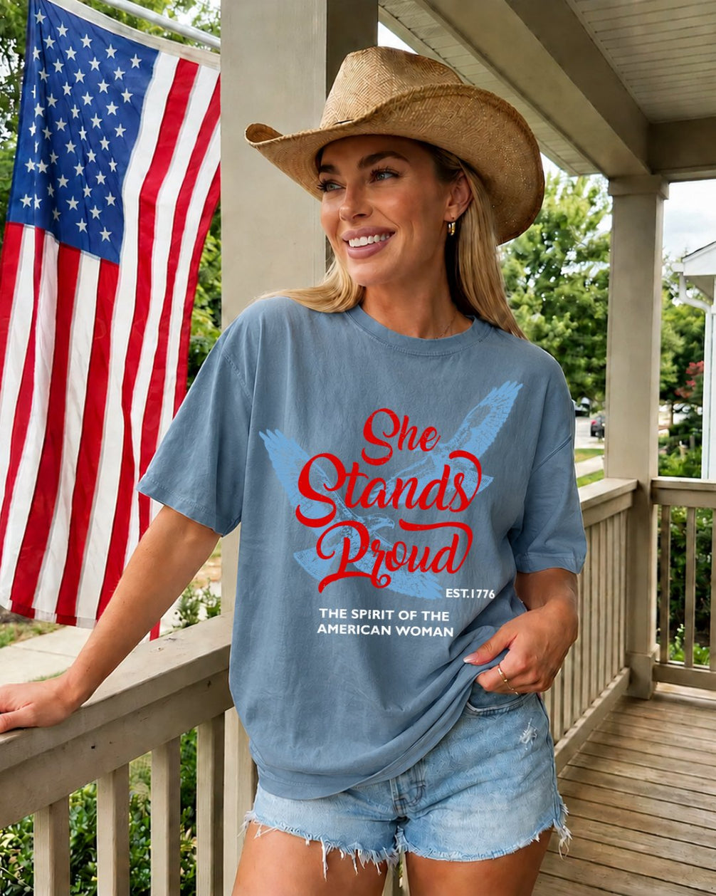 She Stands Proud T-shirt
