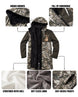 Kids' Silver Bark Camo Fleece‑lined Jacket