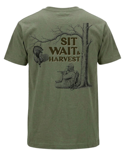 Sit, Wait And Harvest Turkey T-shirt