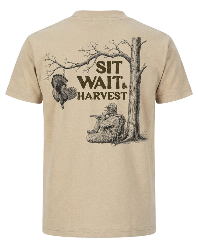 Sit, Wait And Harvest Turkey T-shirt