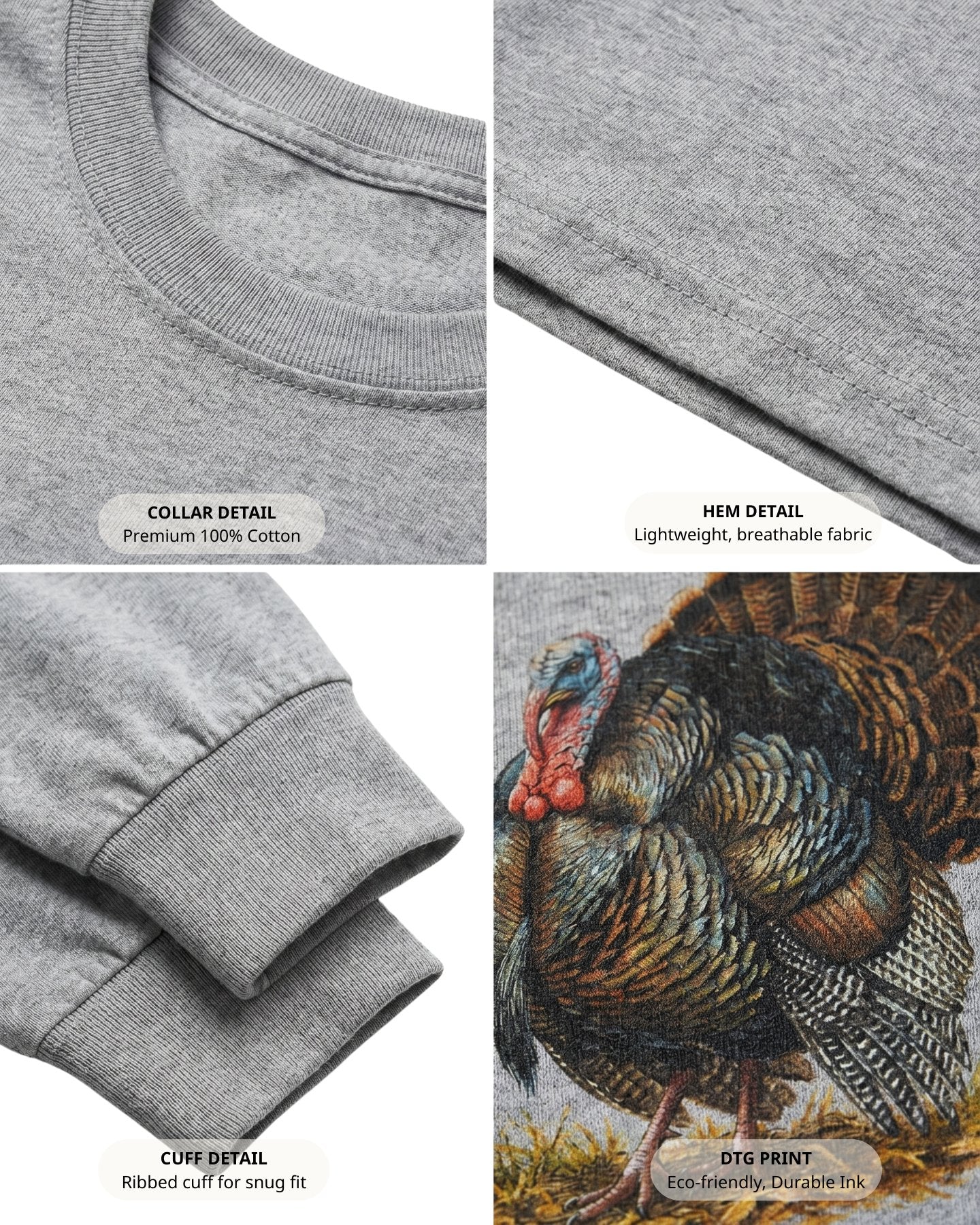 Six Wild Turkey Long-sleeve