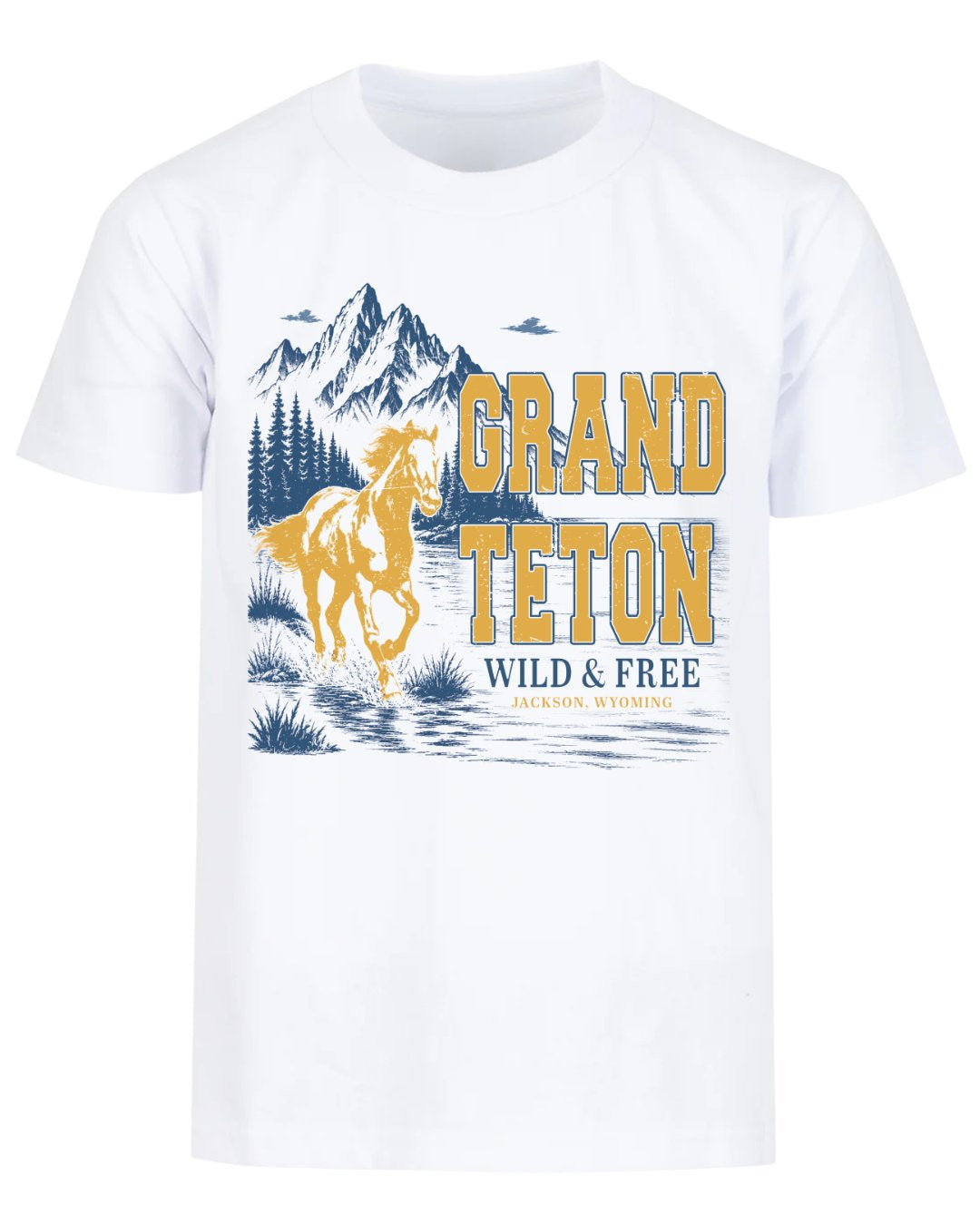 Spirit Of The Tetons Western T-shirt