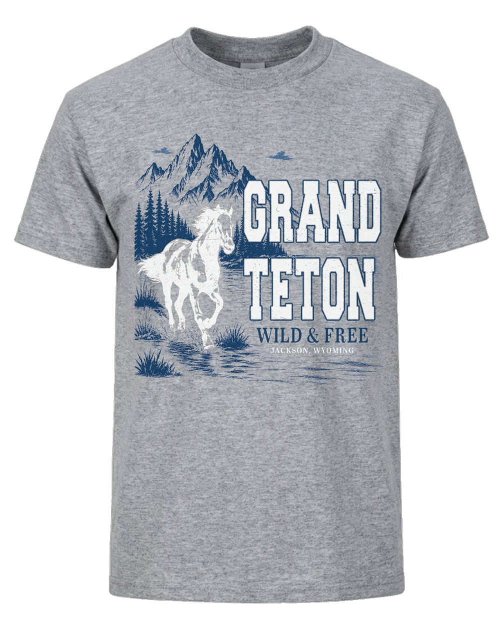Spirit Of The Tetons Western T-shirt