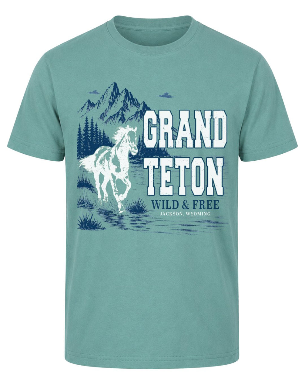 Spirit Of The Tetons Western T-shirt