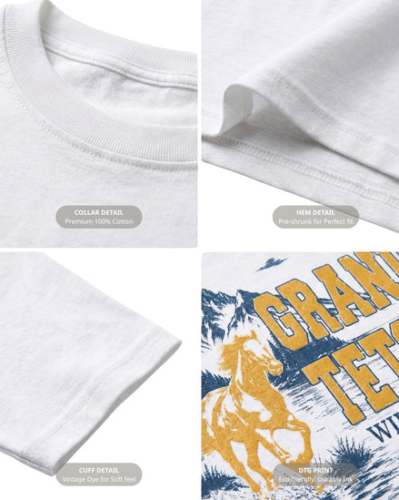 Spirit Of The Tetons Western T-shirt
