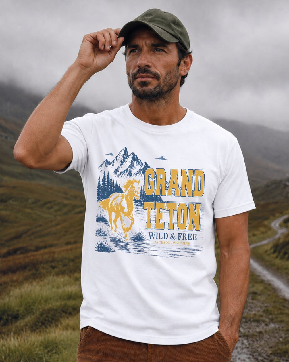 Spirit Of The Tetons Western T-shirt
