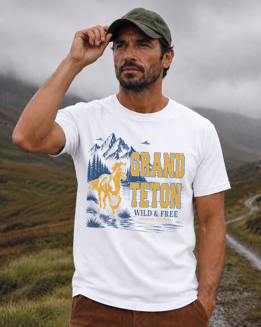 Spirit Of The Tetons Western T-shirt