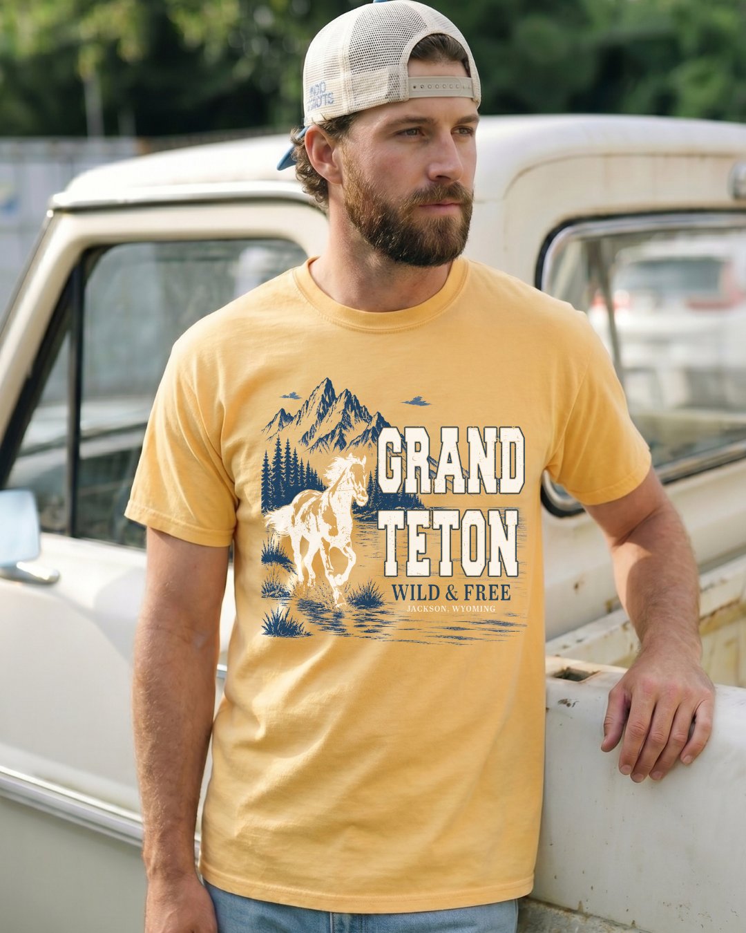 Spirit Of The Tetons Western T-shirt