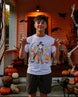 Spooky Cowboy Skeleton Youth Tee