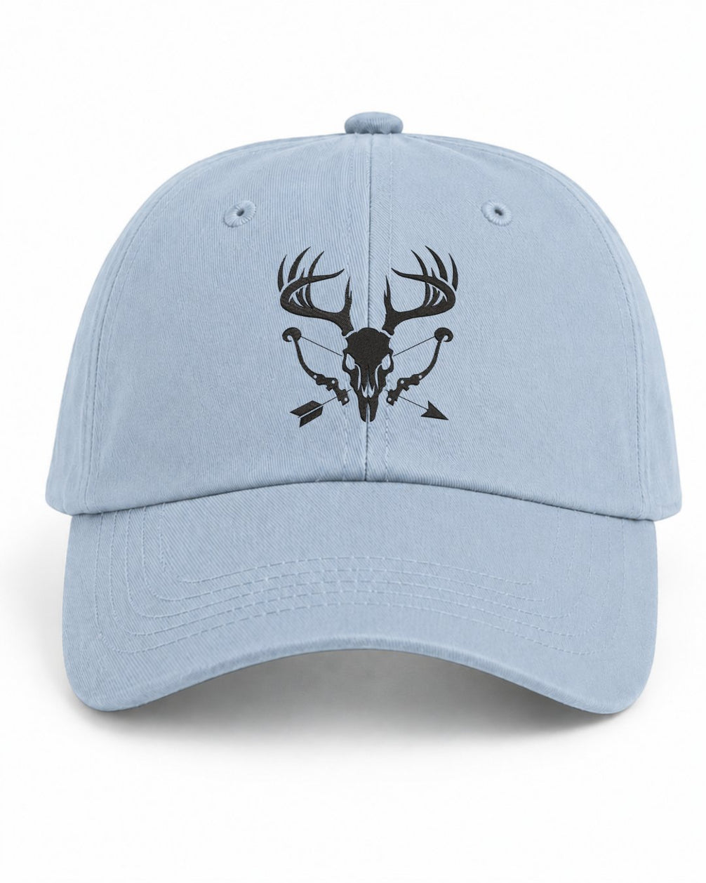 Buck Skull Archery Embroidered Classic Hat