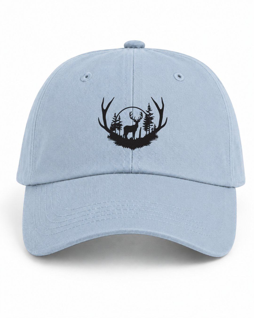 Antler Forest Deer Embroidered Classic Hat