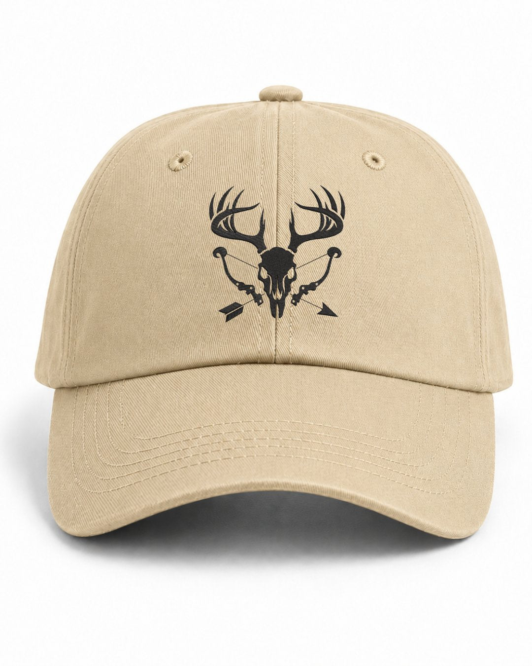 Buck Skull Archery Embroidered Classic Hat
