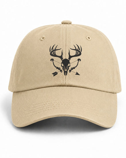 Buck Skull Archery Embroidered Classic Hat