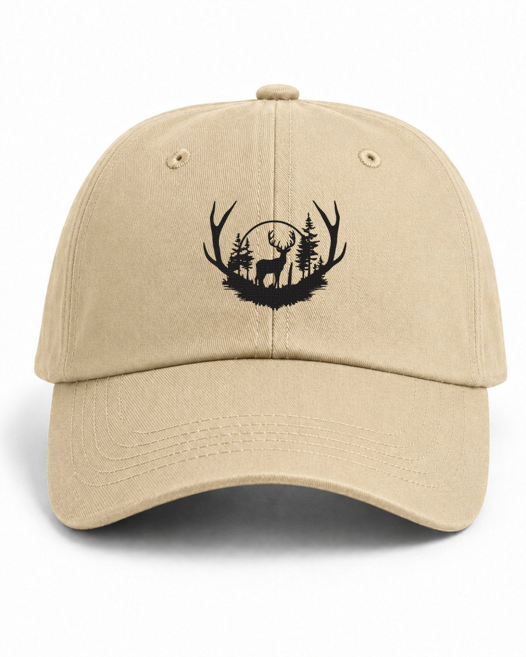 Antler Forest Deer Embroidered Classic Hat
