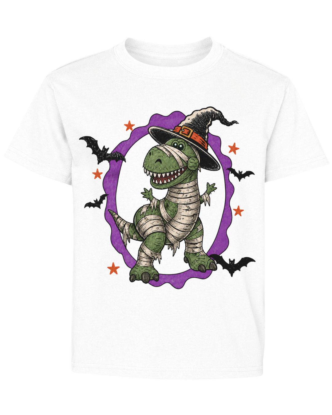 T-Rex Witch Halloween Youth Tee