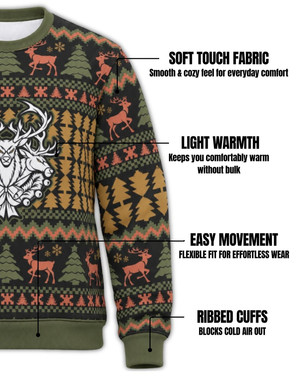 The Naughty Herd Ugly Sweater